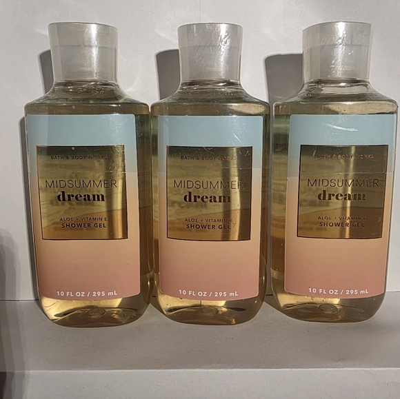 Bath & Body Works Other - BATH AND BODY WORKS MIDSUMMER DREAM SHOWER GEL X3